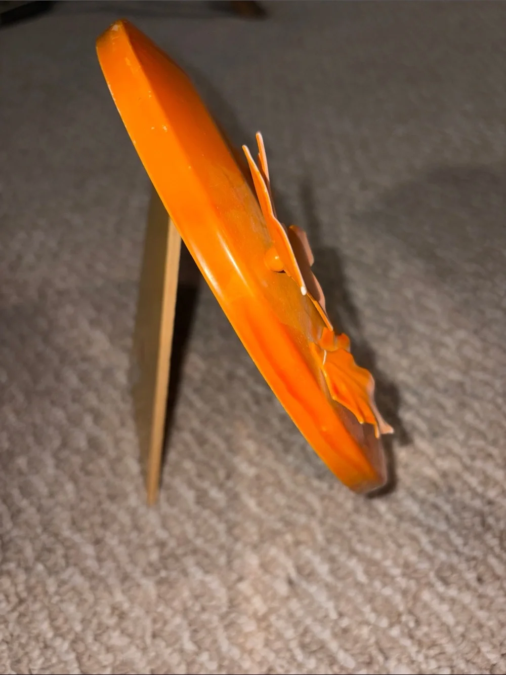 Orange Butterfly Accent Wall Mirror - Home Accents